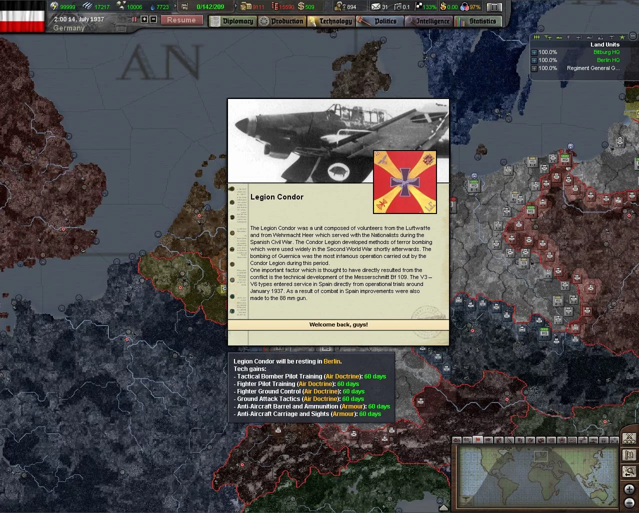 Изображение игры: Hearts of Iron III: Dies Irae Götterdämmerung