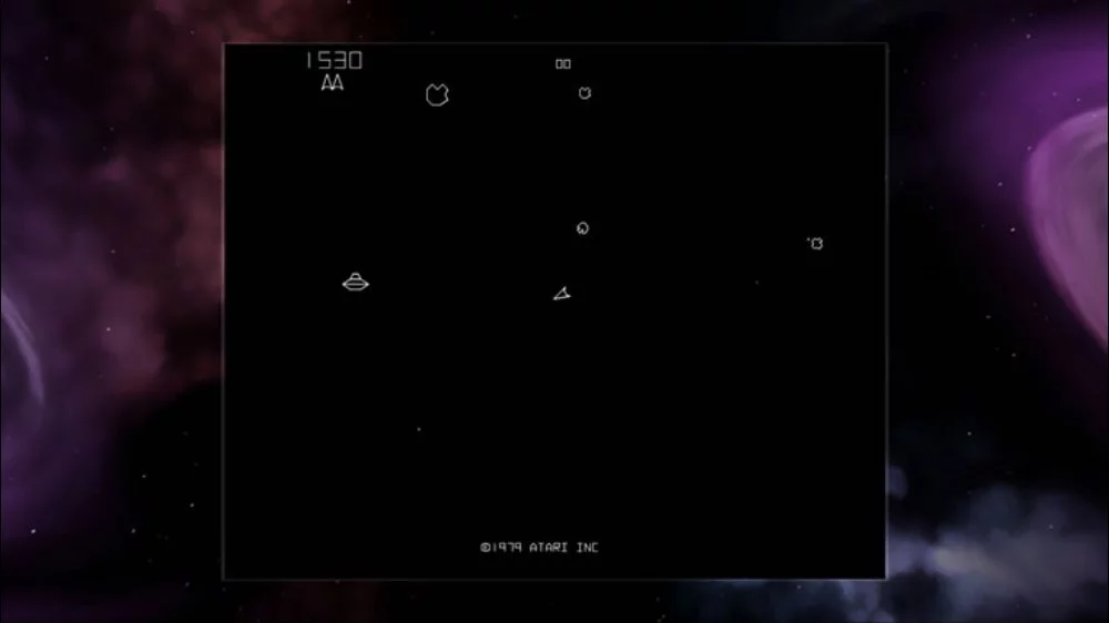 Изображение игры: Asteroids & Deluxe