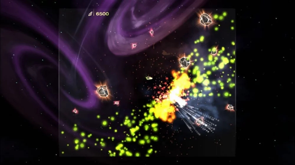 Изображение игры: Asteroids & Deluxe