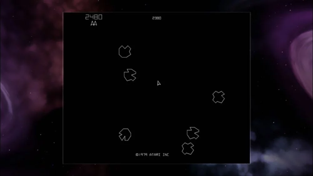 Изображение игры: Asteroids & Deluxe