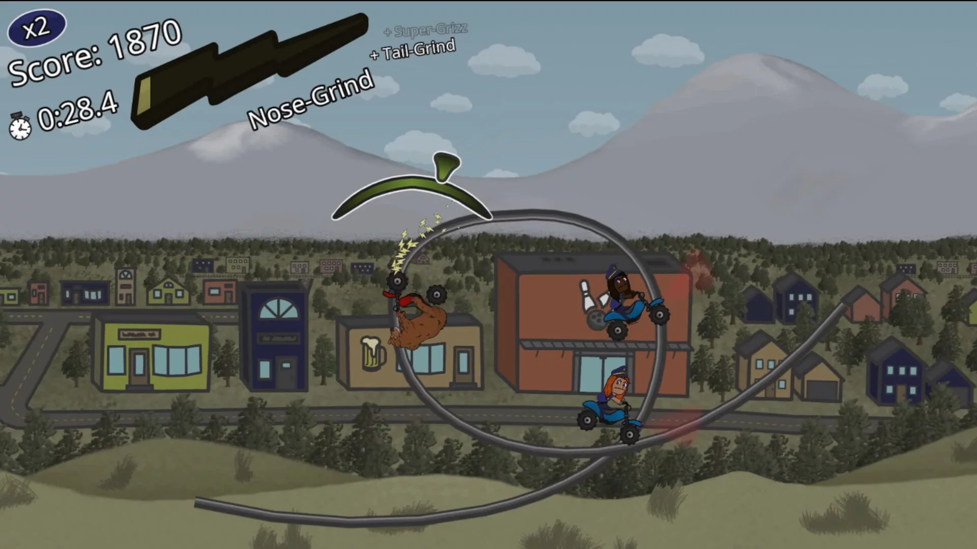 Изображение игры: bearcycle