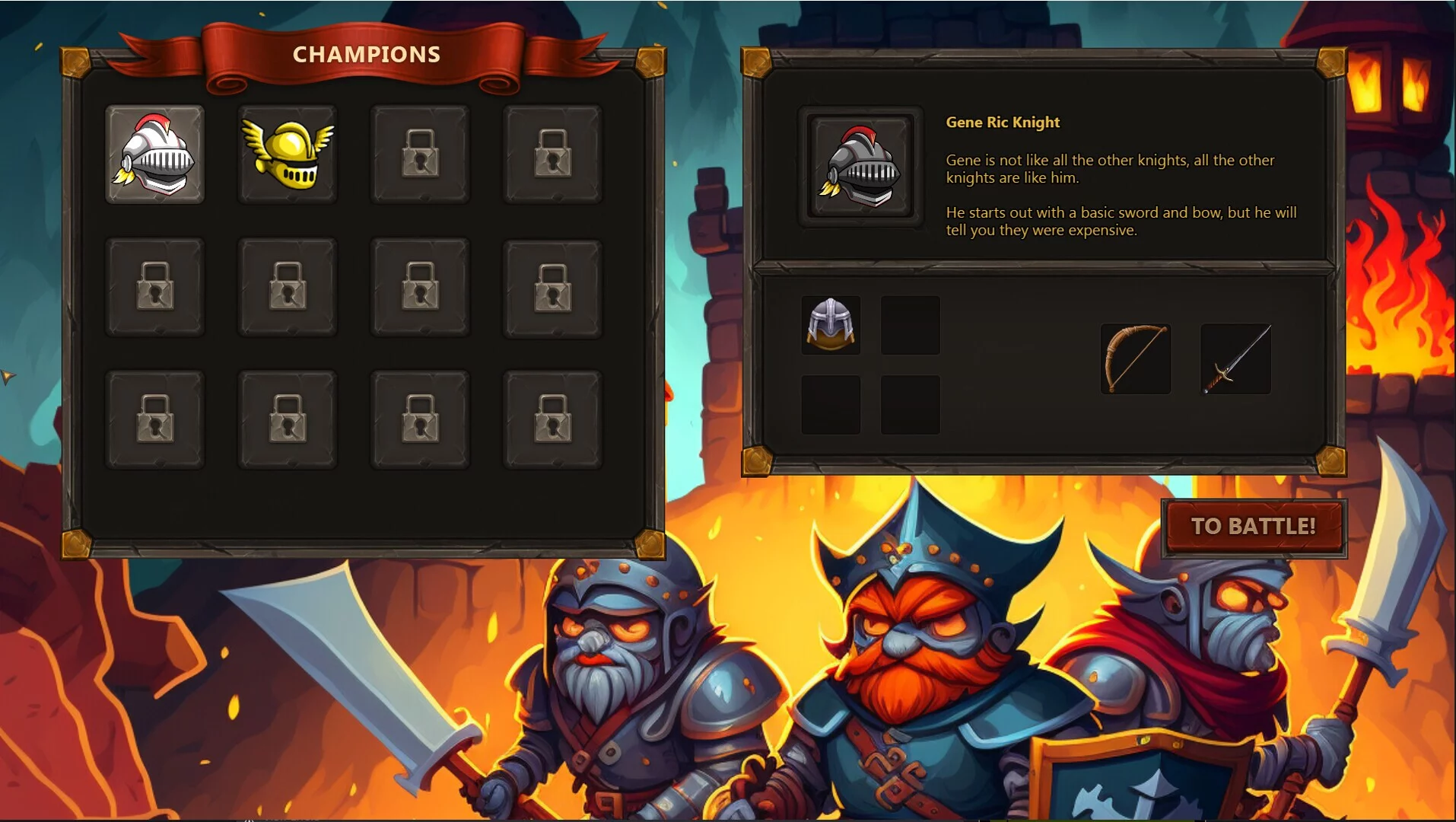 Изображение игры: The Castle Burns!