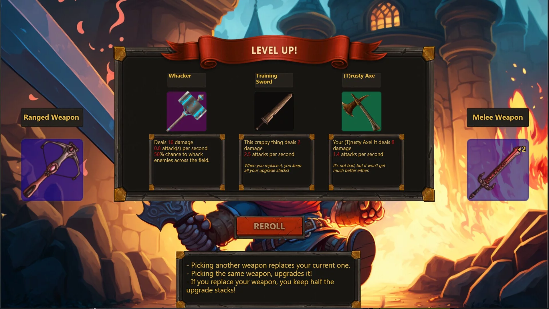 Изображение игры: The Castle Burns!