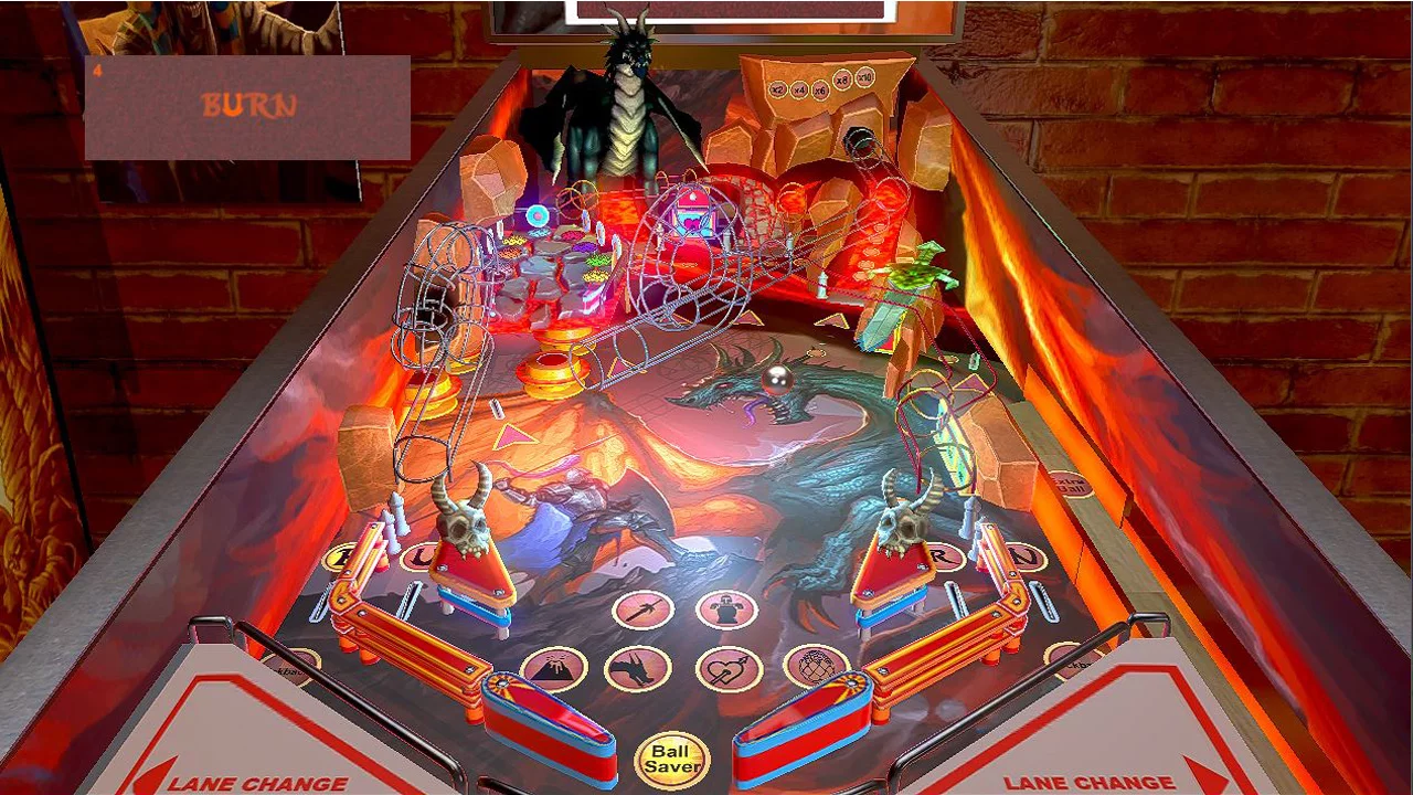 Изображение игры: Dragon Pinball