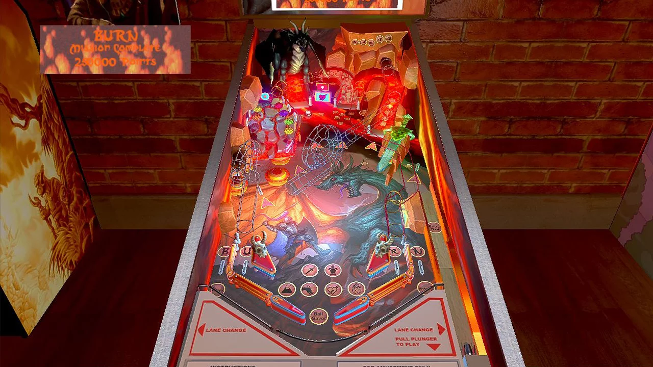 Изображение игры: Dragon Pinball