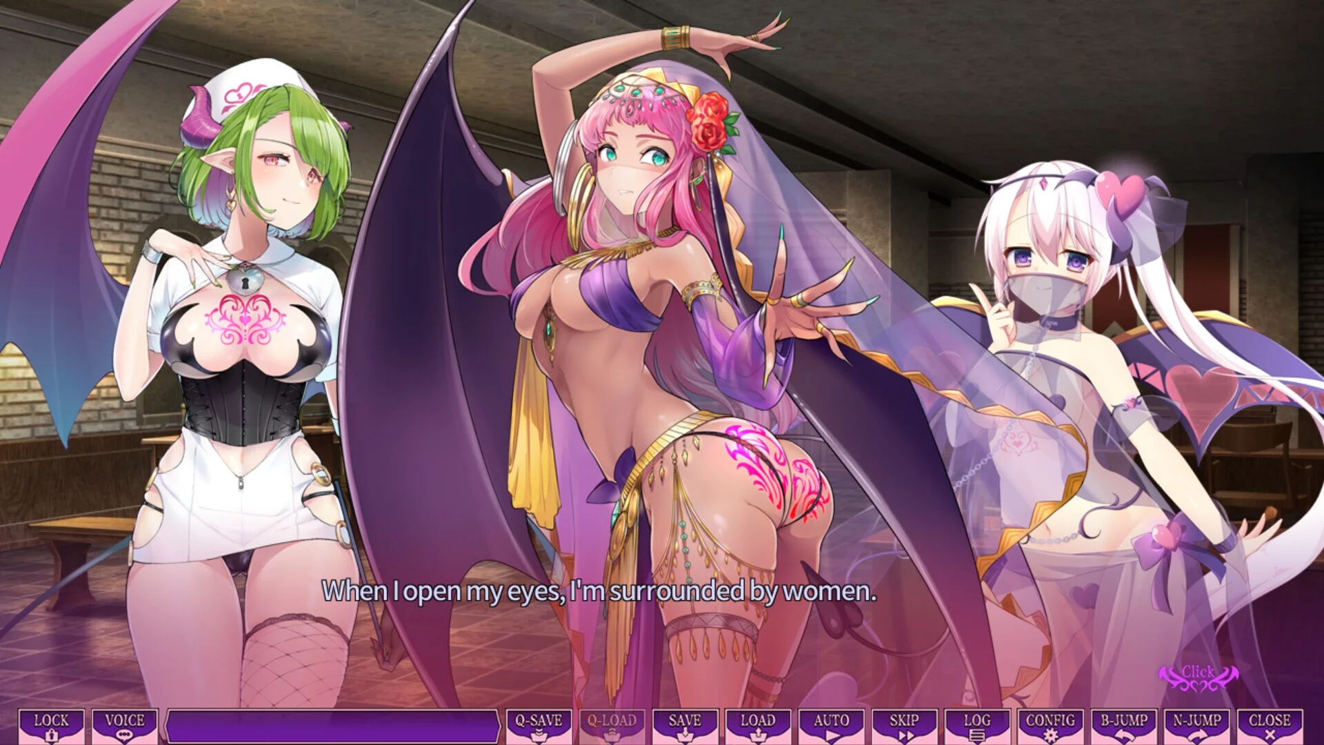 Изображение игры: SuccuSeka: Resist Succubus Temptation