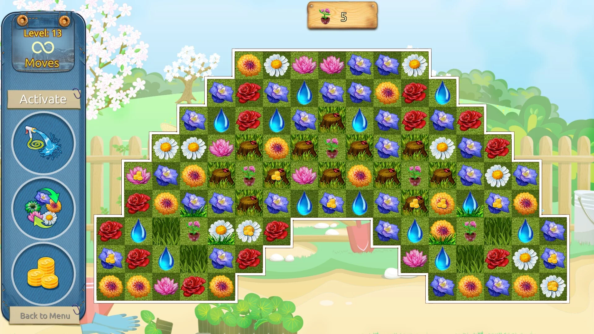 Изображение игры: Lilly's Flower Shop