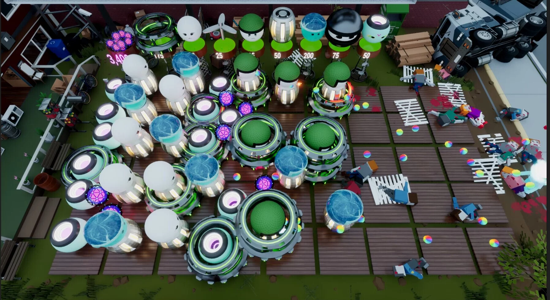 Изображение игры: Ball Army vs Zombie