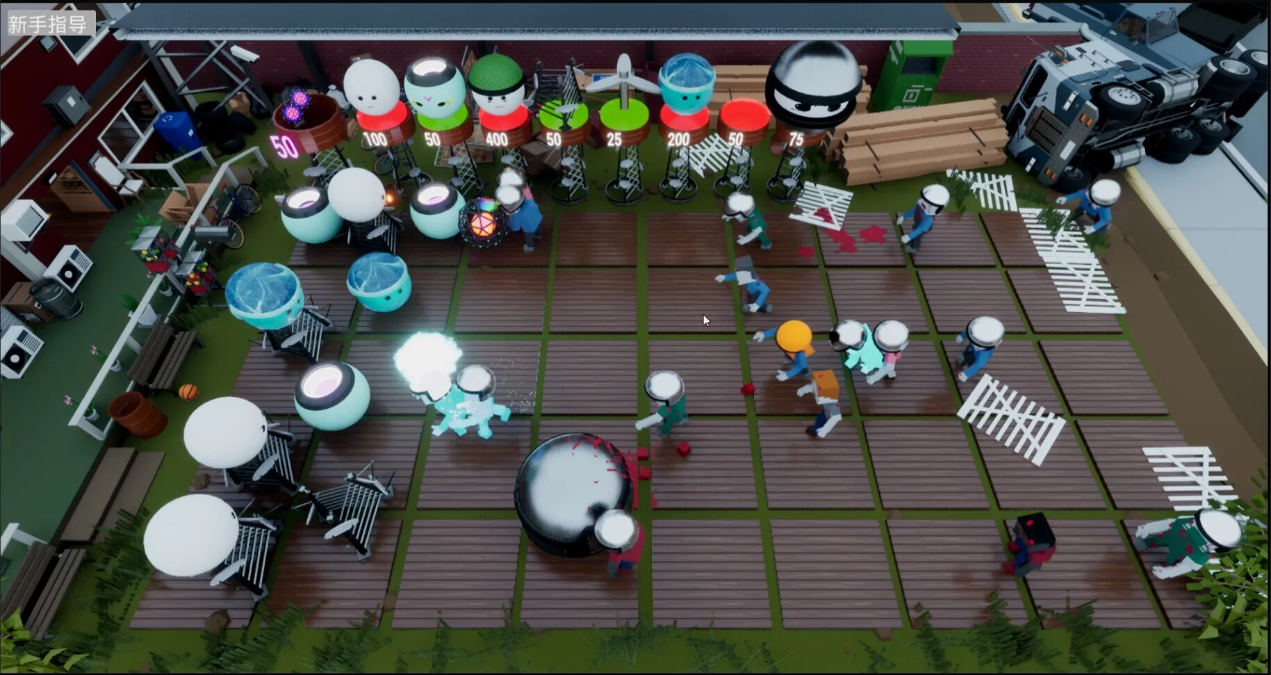 Изображение игры: Ball Army vs Zombie