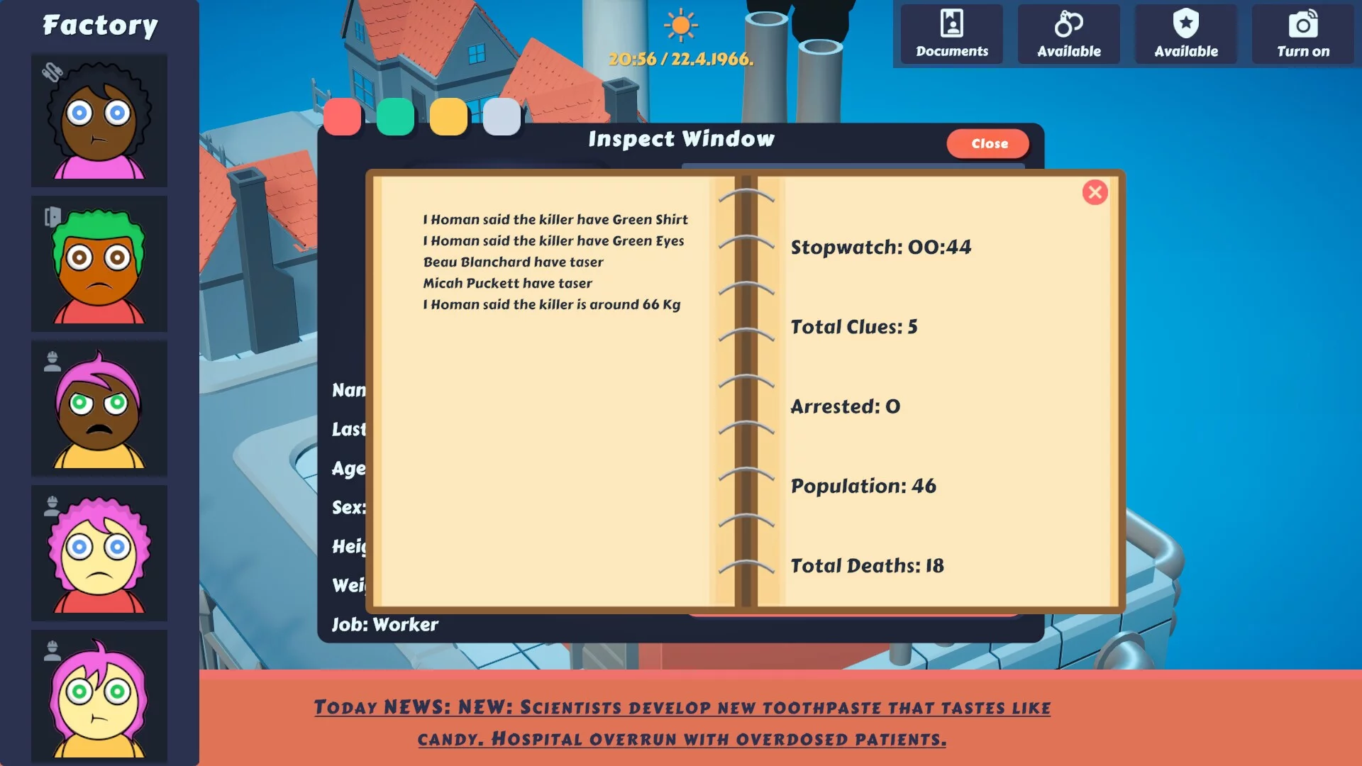 Изображение игры: Small Town Detective