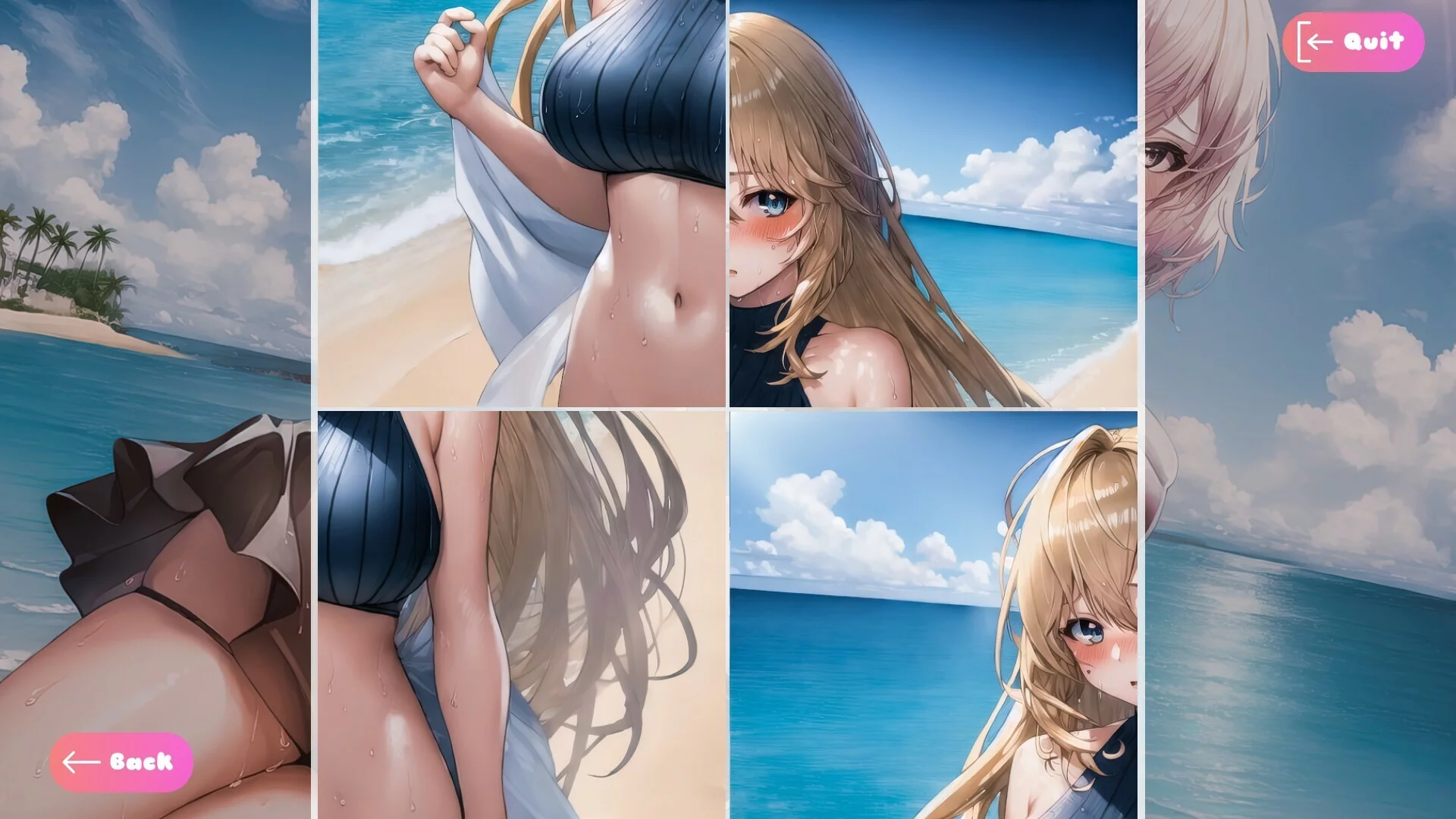Изображение игры: Senpai Puzzle: Waifu Summer
