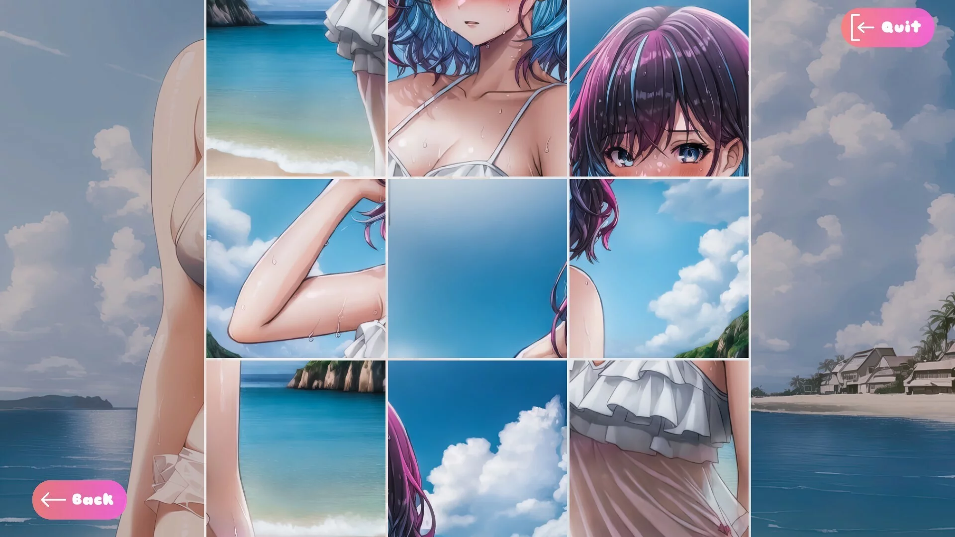 Изображение игры: Senpai Puzzle: Waifu Summer
