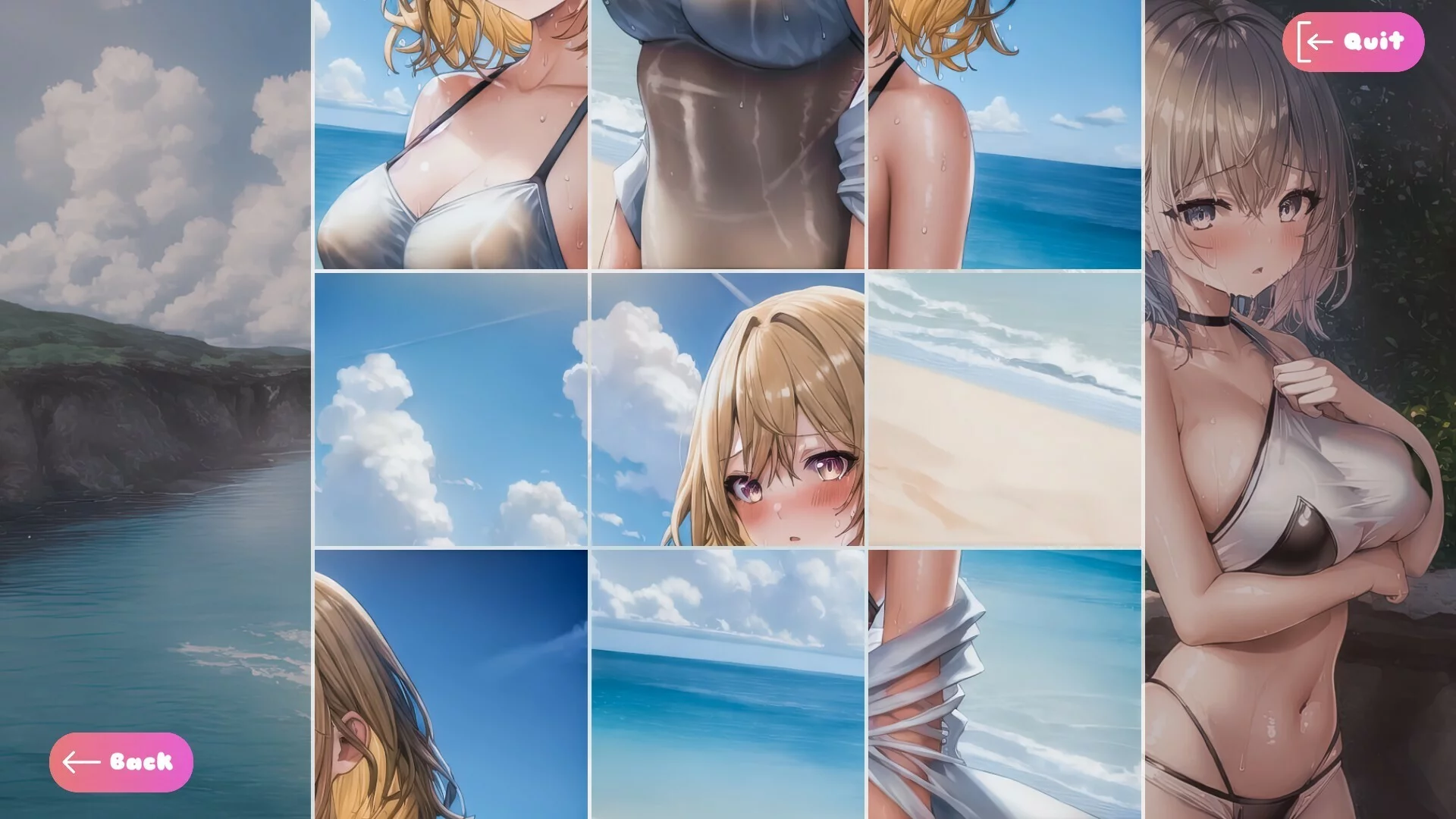 Изображение игры: Senpai Puzzle: Waifu Summer
