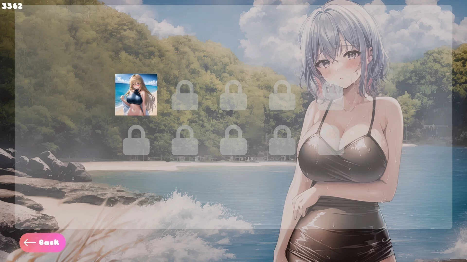 Изображение игры: Senpai Puzzle: Waifu Summer