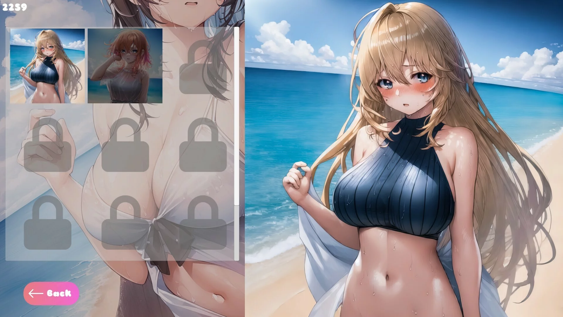Изображение игры: Senpai Puzzle: Waifu Summer
