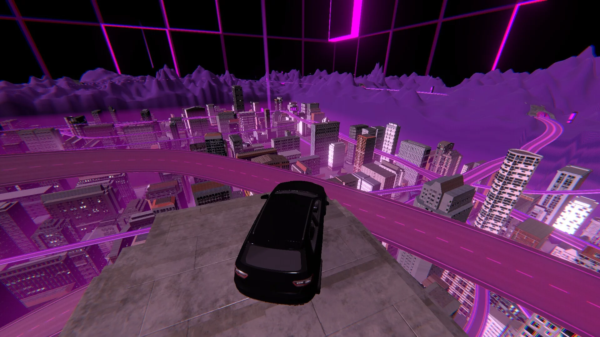 Изображение игры: Rhythm Drive: Synthwave City