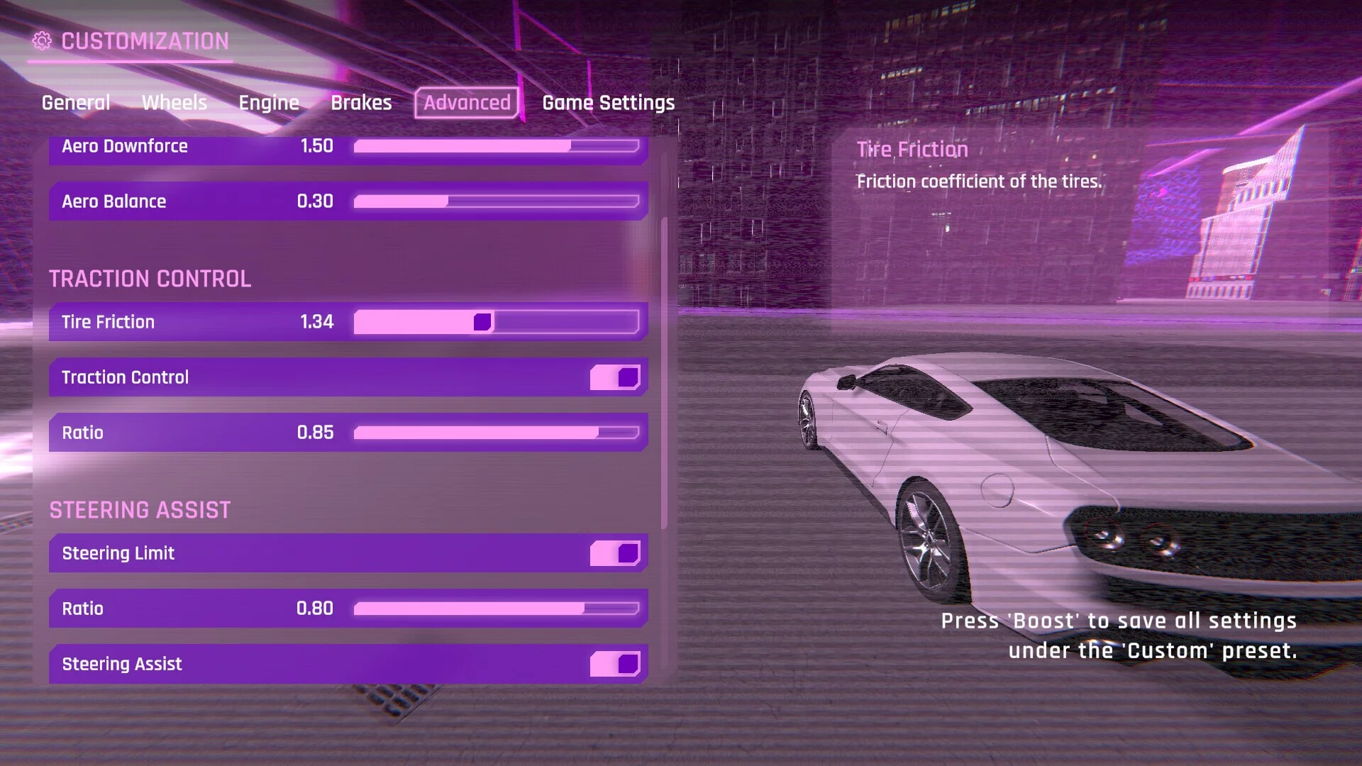 Изображение игры: Rhythm Drive: Synthwave City