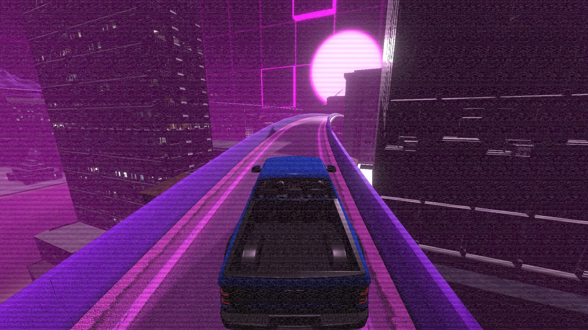 Изображение игры: Rhythm Drive: Synthwave City