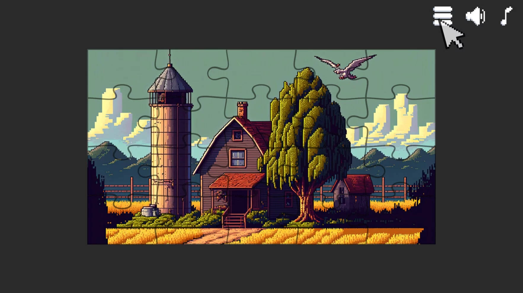 Изображение игры: Retro Style - Pixel Art Jigsaw Puzzles