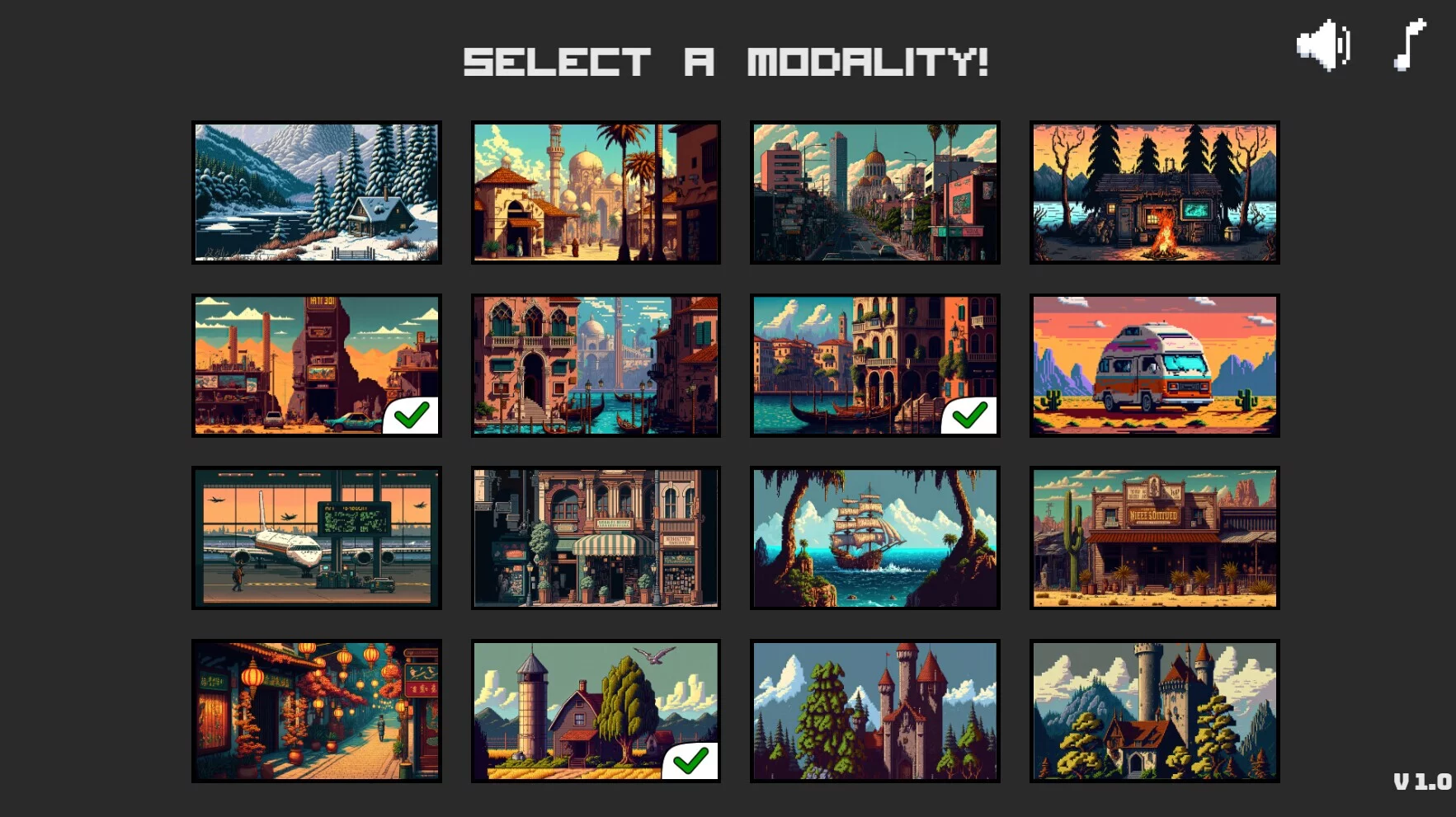 Изображение игры: Retro Style - Pixel Art Jigsaw Puzzles