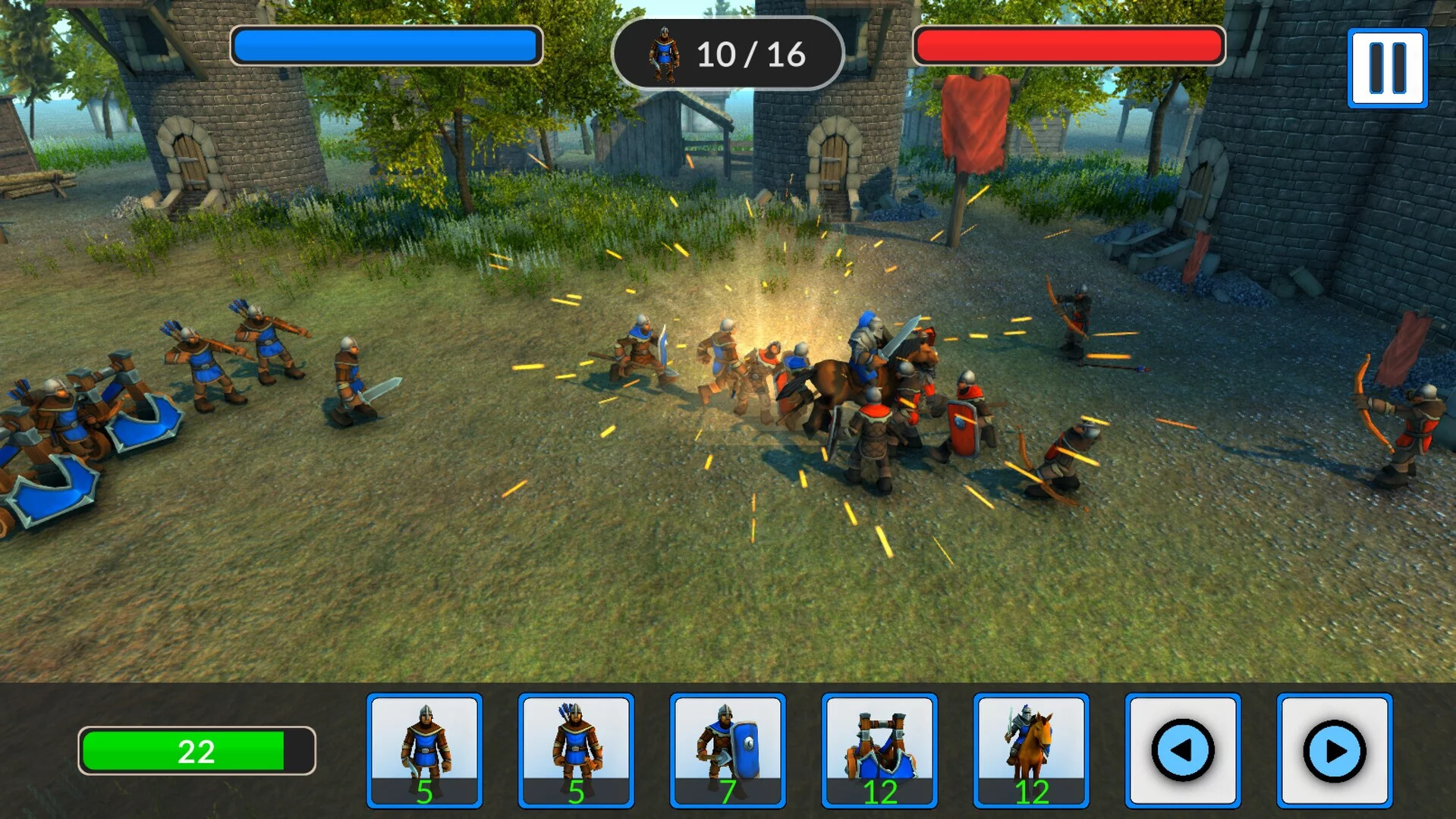 Изображение игры: Castle Kingdom Wars
