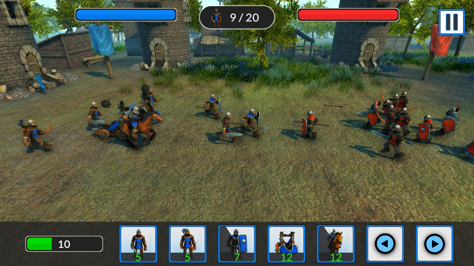 Изображение игры: Castle Kingdom Wars
