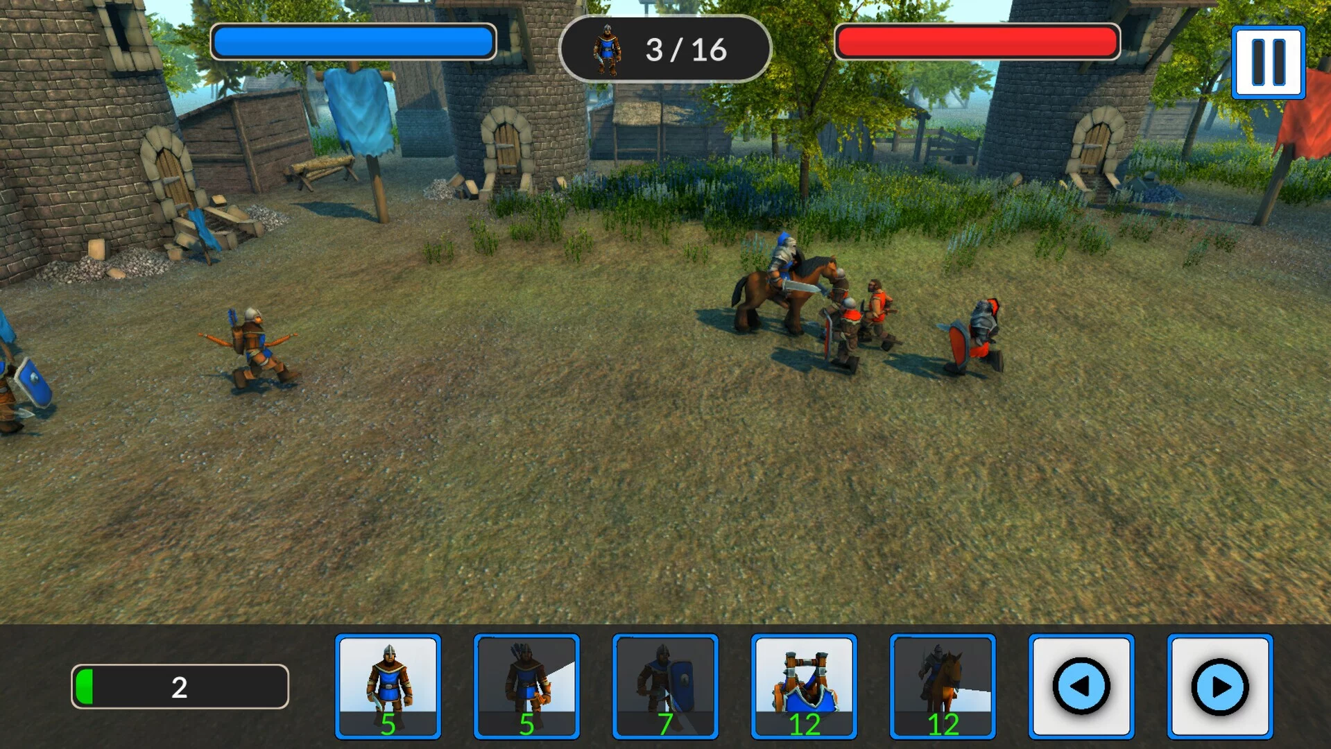 Изображение игры: Castle Kingdom Wars