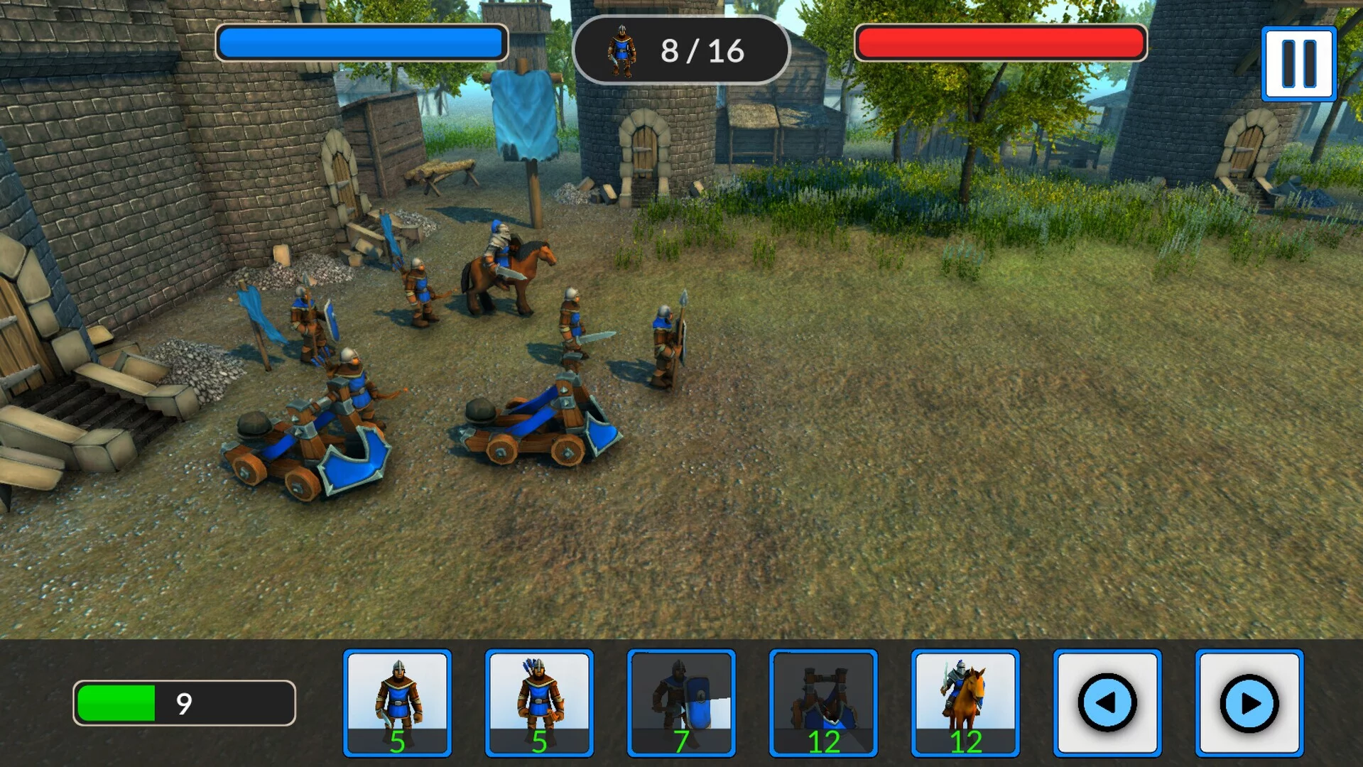 Изображение игры: Castle Kingdom Wars