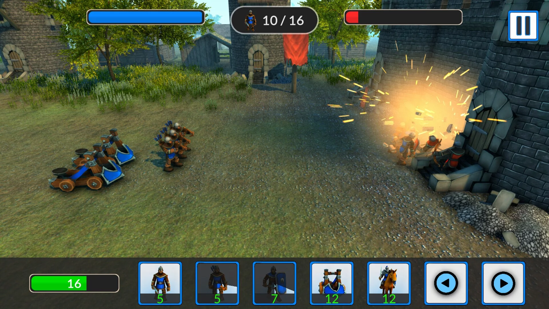 Изображение игры: Castle Kingdom Wars