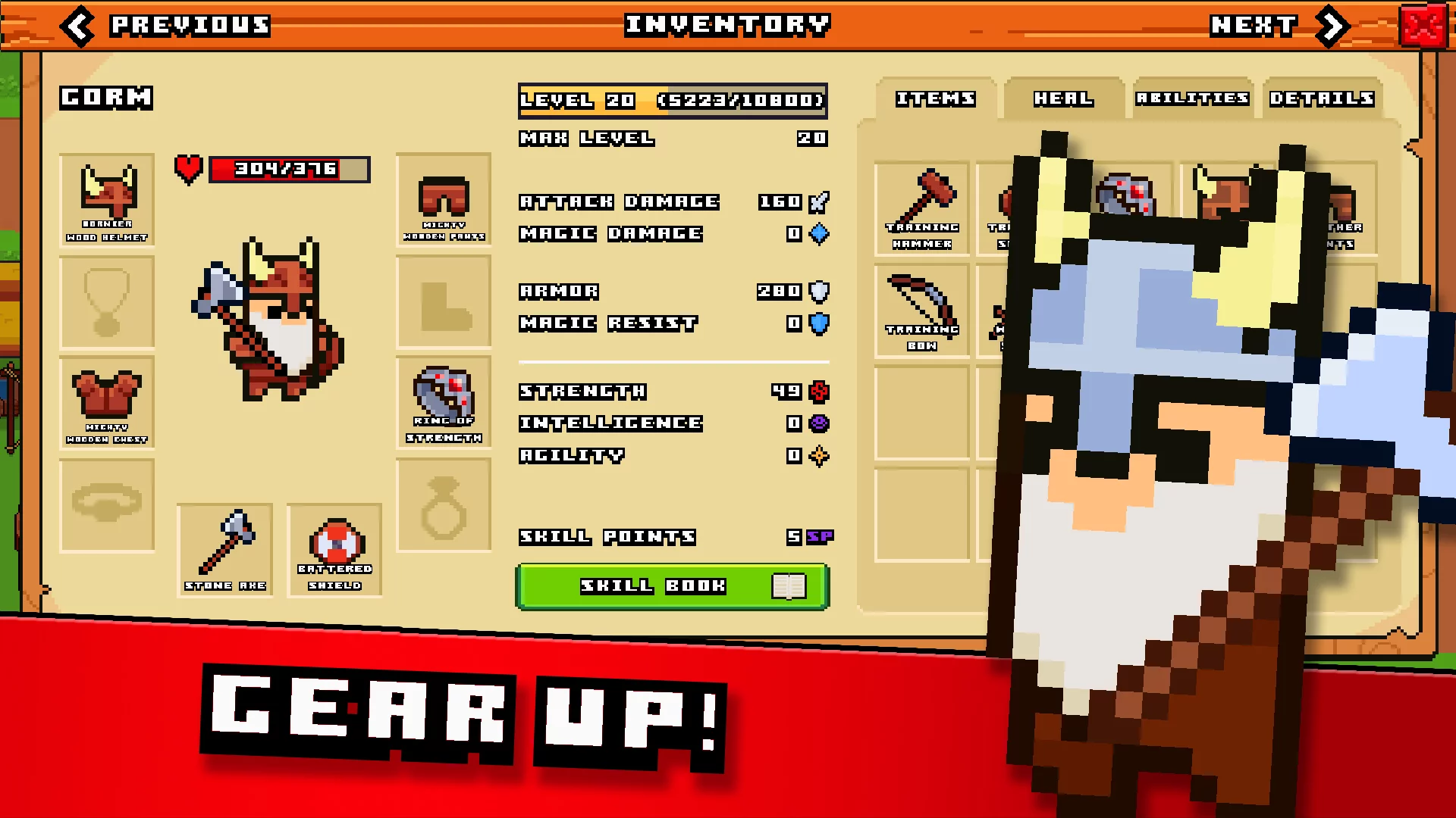 Изображение игры: Pixel Tribe: Viking Kingdom