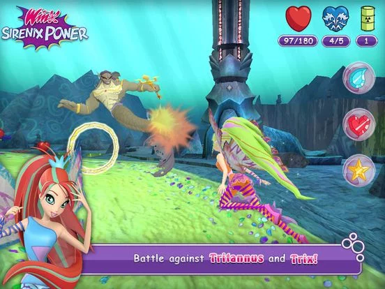 Изображение игры: Winx Club: Winx Sirenix Power