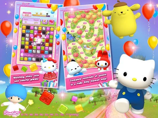 Изображение игры: Hello Kitty Jewel Town!