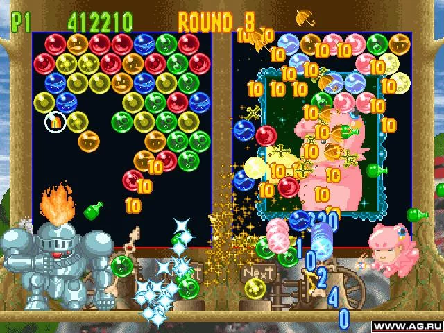 Изображение игры: Puzzle Bobble 4