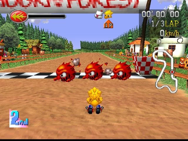 Изображение игры: Chocobo Racing