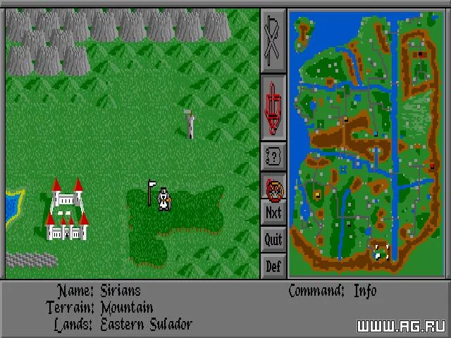 Изображение игры: Warlords (1989)