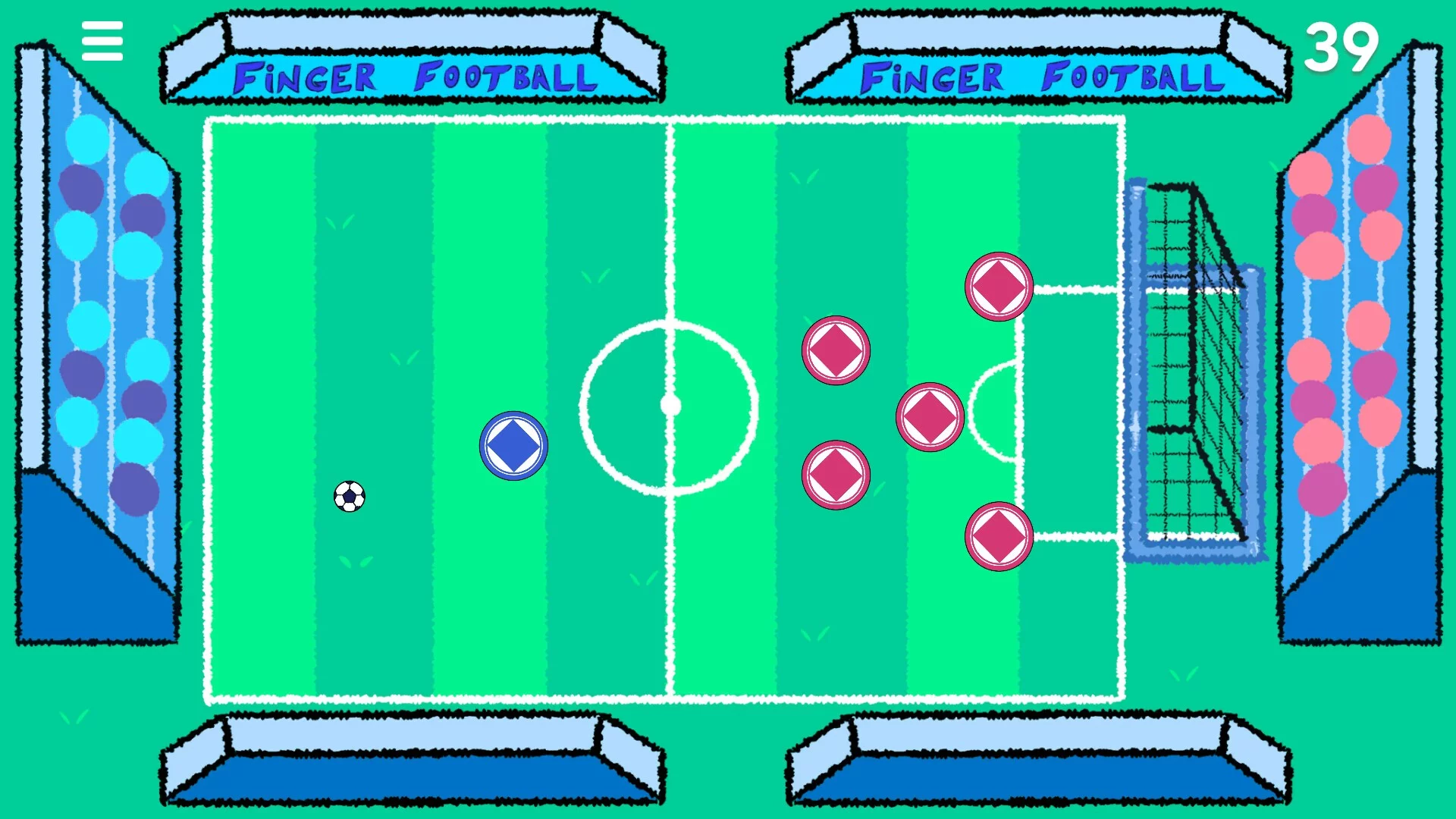 Изображение игры: Finger Football: Goal in One