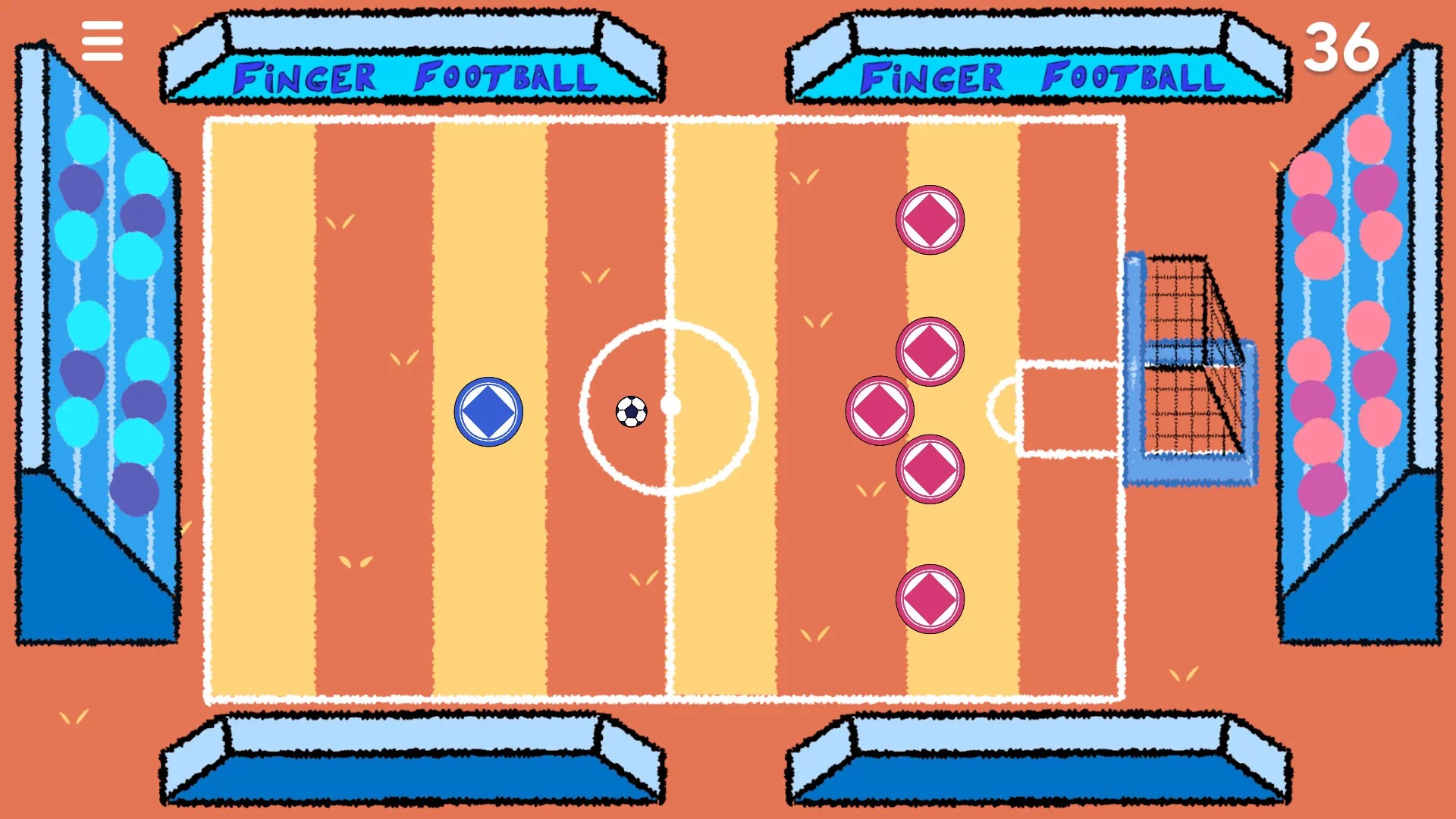 Изображение игры: Finger Football: Goal in One