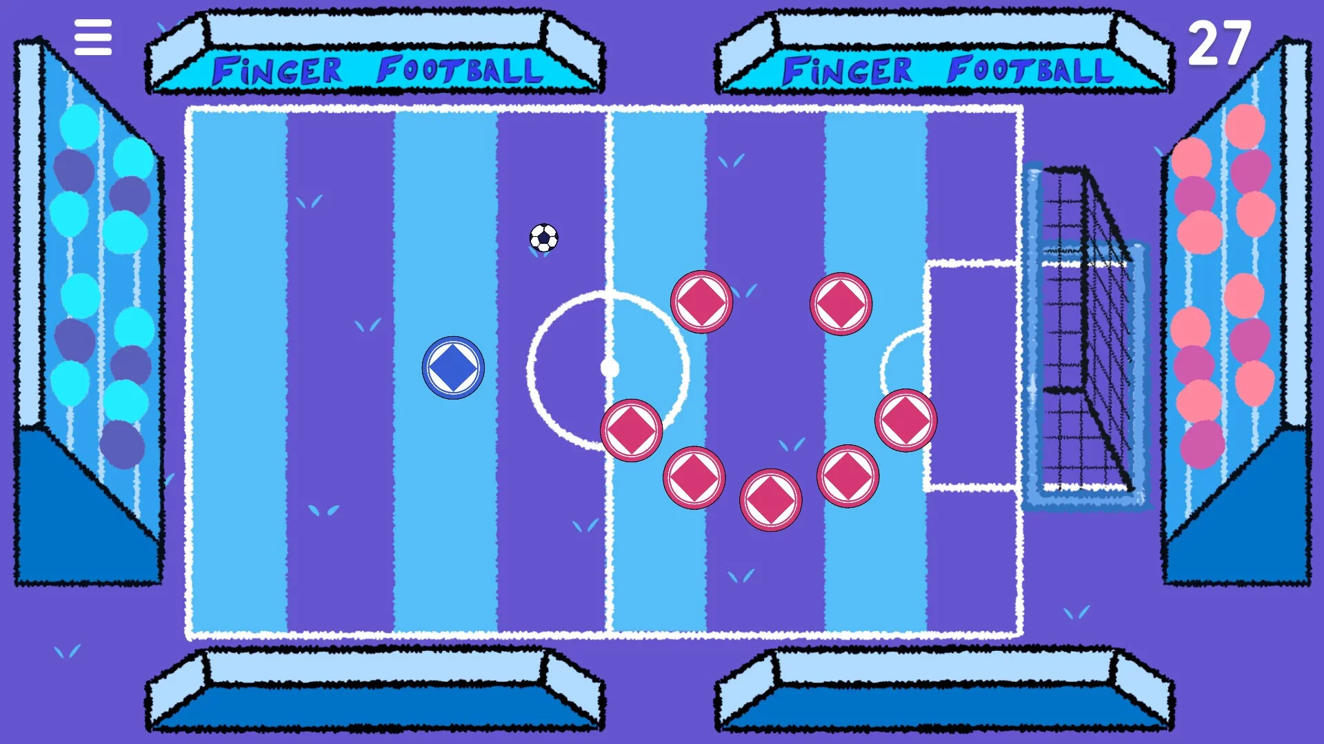Изображение игры: Finger Football: Goal in One
