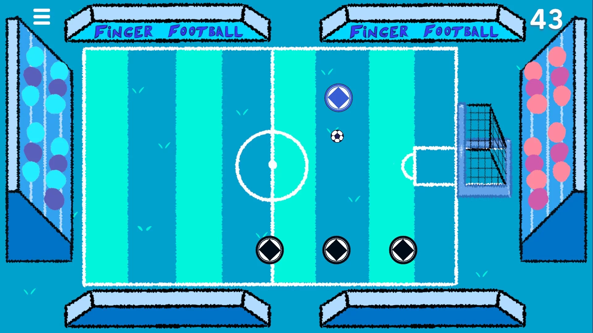 Изображение игры: Finger Football: Goal in One