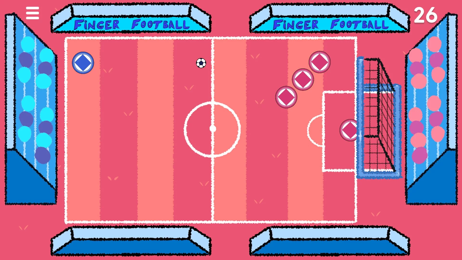 Изображение игры: Finger Football: Goal in One