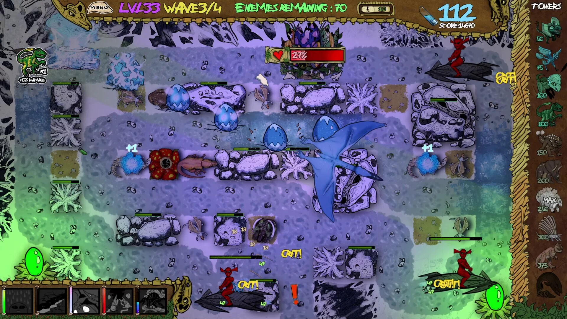 Изображение игры: Dino V. Xeno