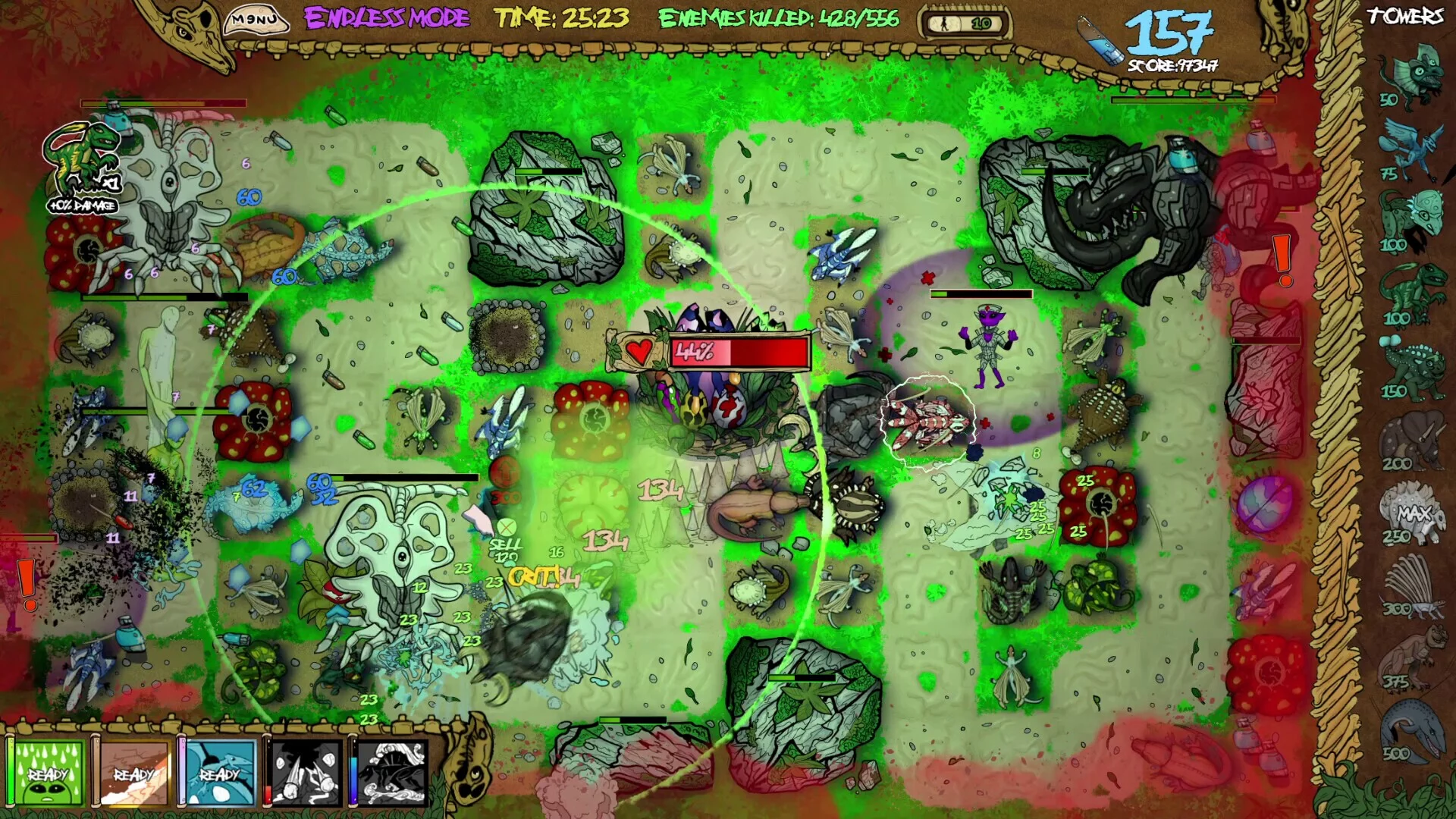 Изображение игры: Dino V. Xeno