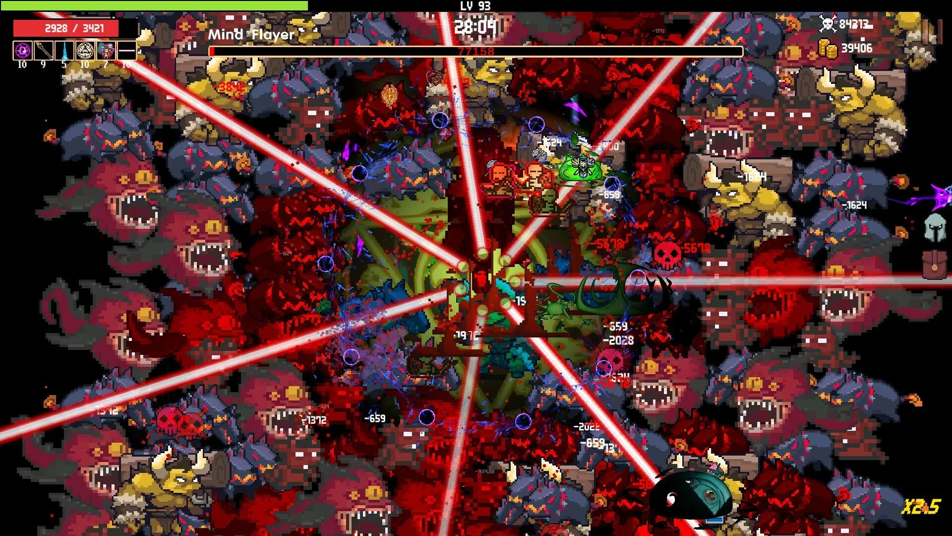 Изображение игры: Pixel Survivors: Roguelike