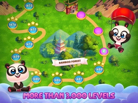 Изображение игры: Panda Pop! Bubble Shooter Game