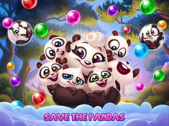 Изображение игры: Panda Pop! Bubble Shooter Game