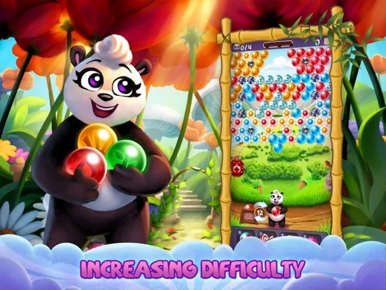Изображение игры: Panda Pop! Bubble Shooter Game
