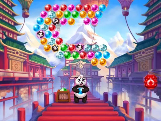 Изображение игры: Panda Pop! Bubble Shooter Game
