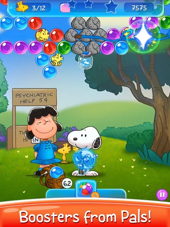 Изображение игры: Snoopy Pop
