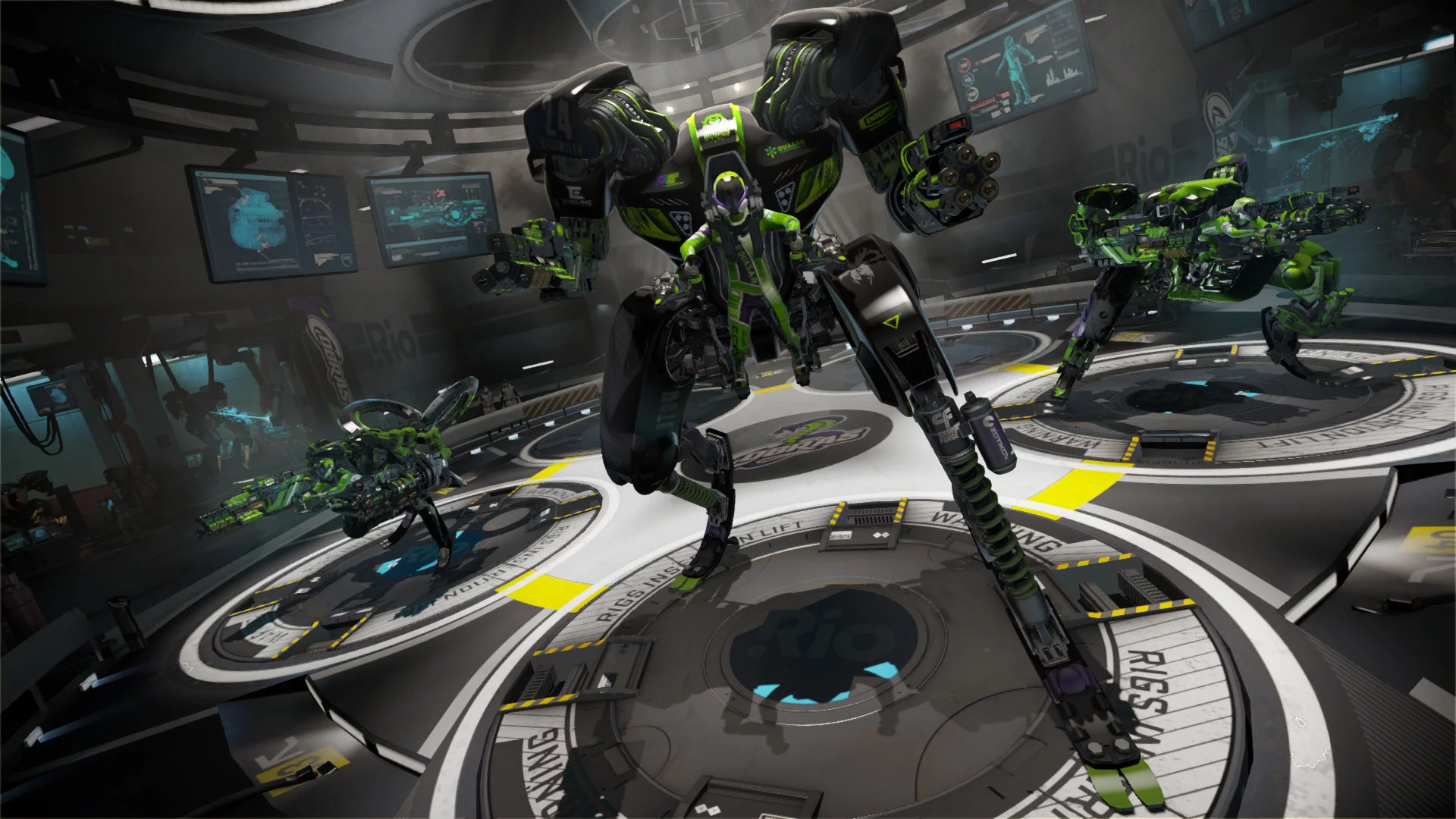 Изображение игры: RIGS Mechanized Combat League