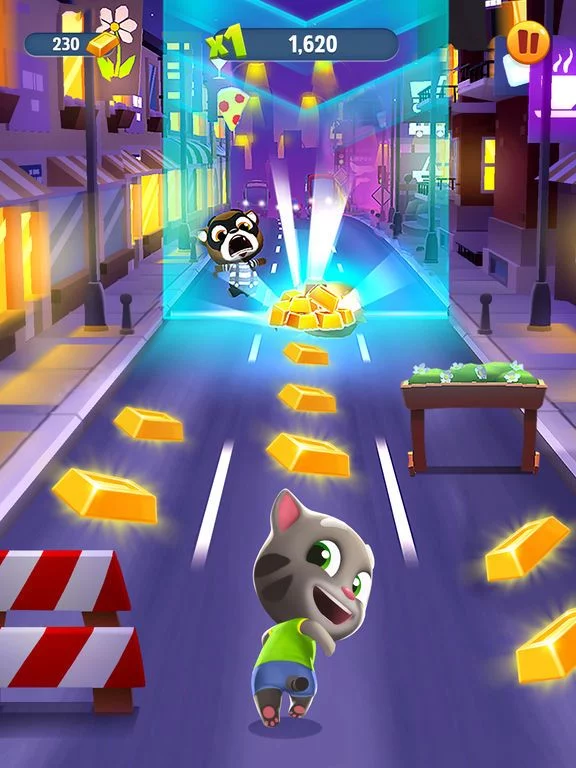 Изображение игры: Talking Tom Gold Run